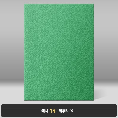 상장케이스_세로형_그린_엑스패턴 B07