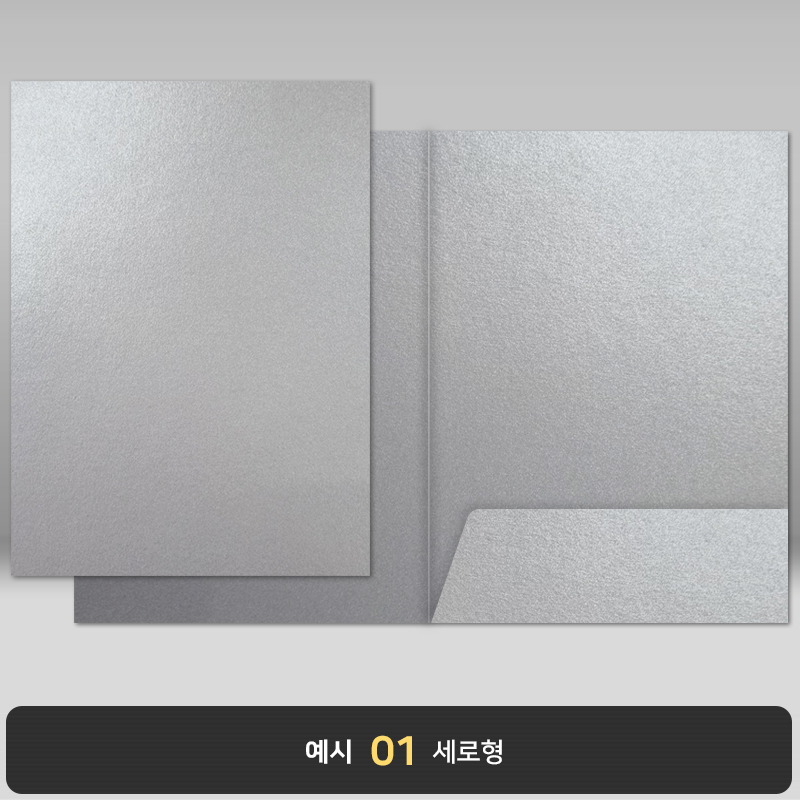 종이상장케이스_실버펄_한쪽포켓형 JH16