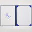 다크블루 엠보패턴 상장케이스 세로형 SC000734