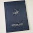 다크블루 리넨패턴 상장케이스 세로형 SC000762