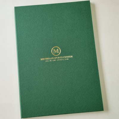 진녹색 엠보패턴 상장케이스 세로형 SC000780