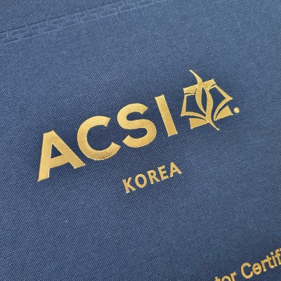 다크블루 엠보패턴 상장케이스 노트북형 SC000796
