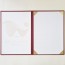 와인 엠보패턴 상장케이스 세로형 SC000805