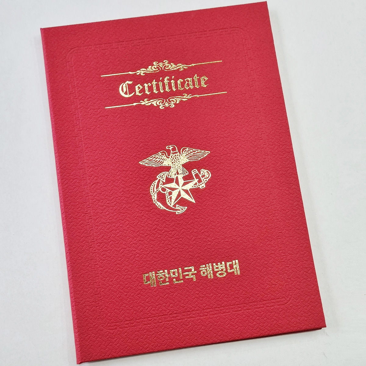 빨강색 매듭패턴 상장케이스 세로형 SC000829