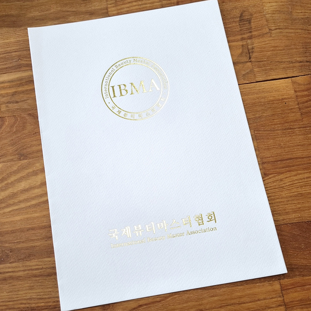 백색 종이상장케이스 한쪽포켓형 SC000846