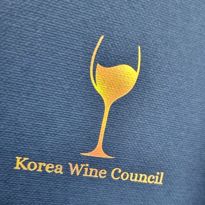 군청색 패브릭 종이상장케이스 한쪽포켓형 SC001002