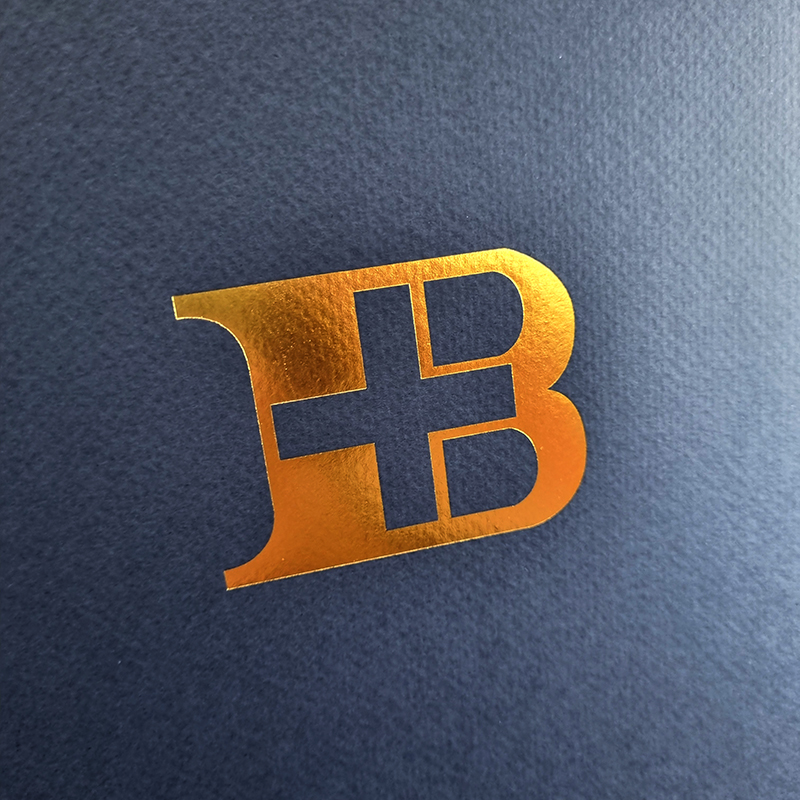 군청색 종이상장케이스 한쪽포켓형 SC001014