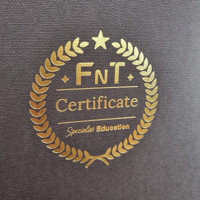 초콜릿색 패브릭 종이상장케이스 한쪽포켓형 SC001016