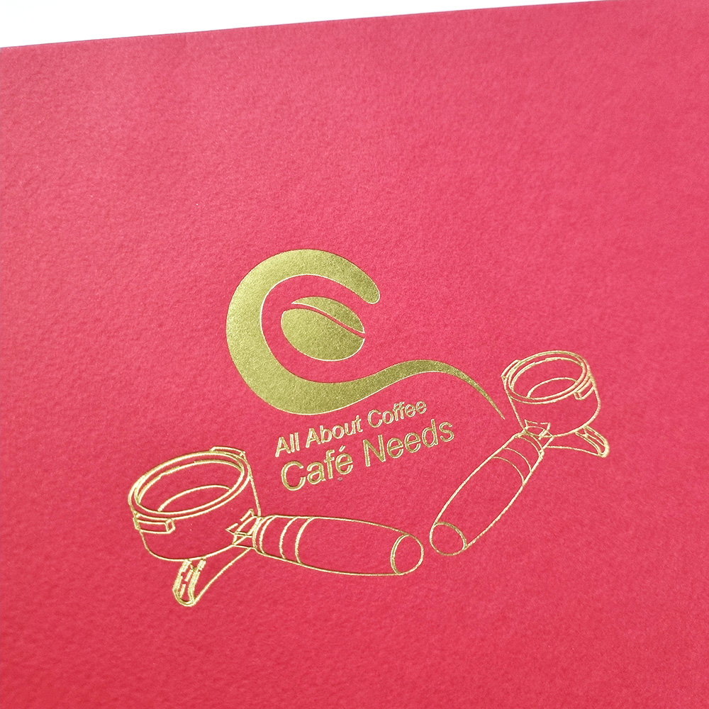 다홍색 종이상장케이스 면지형 SC001028