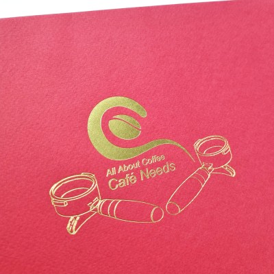 다홍색 종이상장케이스 면지형 SC001028