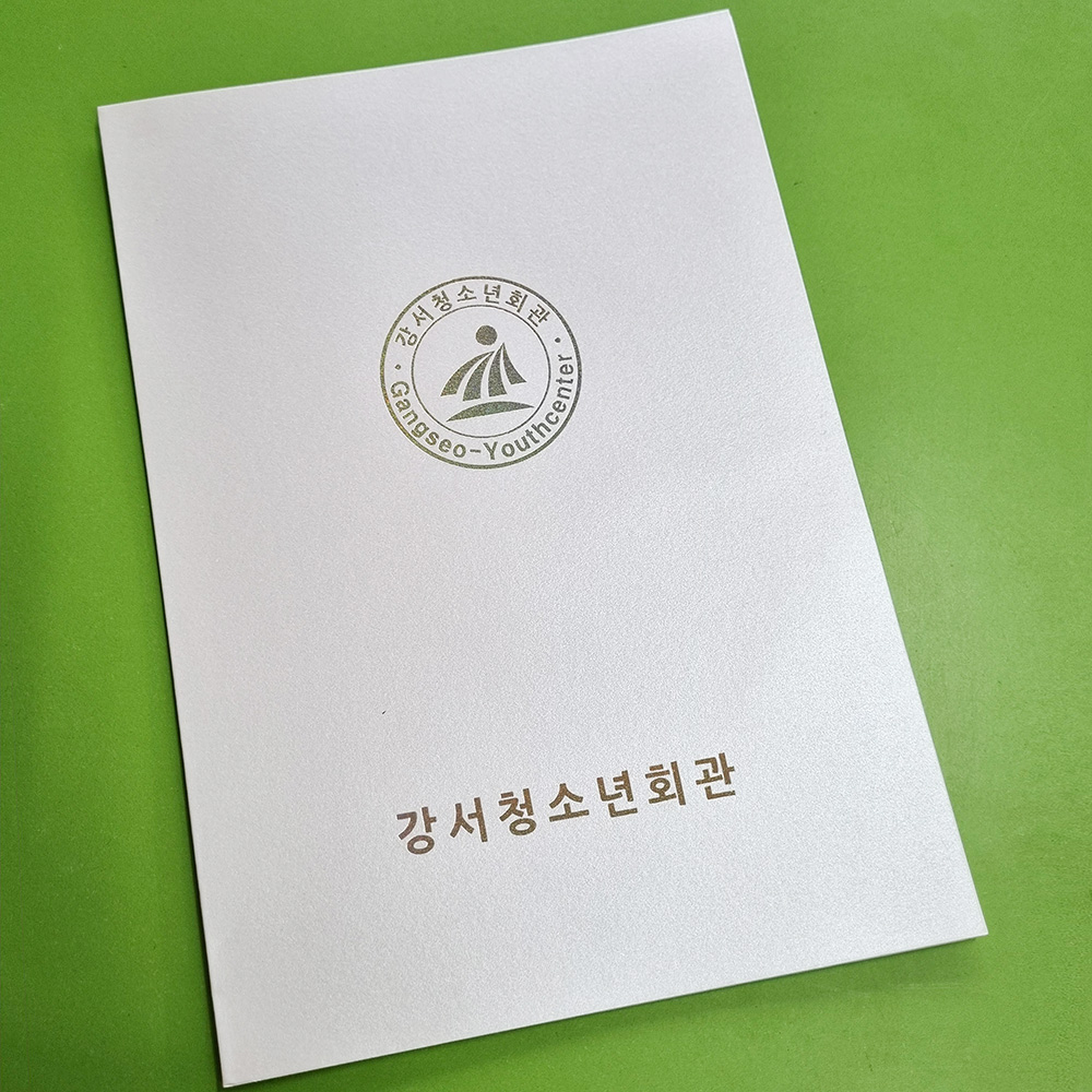 화이트펄 종이상장케이스 한쪽포켓형 SC001035